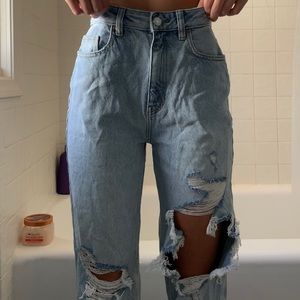 PacSun distressed mom jeans